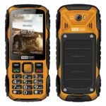 Maxcom MM920 L 2.8" Water-dust proof IP67 με Φακό, Ραδιόφωνο (Λειτουργεί χωρίς Handsfree) και Κάμερα Πορτοκαλί - Μαύρο