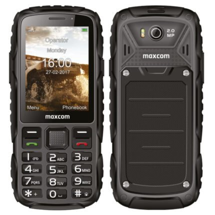 Maxcom MM920 L 2.8" Water-dust proof IP67 με Φακό, Ραδιόφωνο (Λειτουργεί χωρίς Handsfree) και Κάμερα Μαύρο