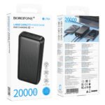 Power Bank Borofone BJ78A 20000mAh 5V/2A με 4 Θύρες 1xUSB-C 2xUSB-A 1xMicroUSB και LED Ένδειξη Μπαταρίας Μαύρο - Image 2