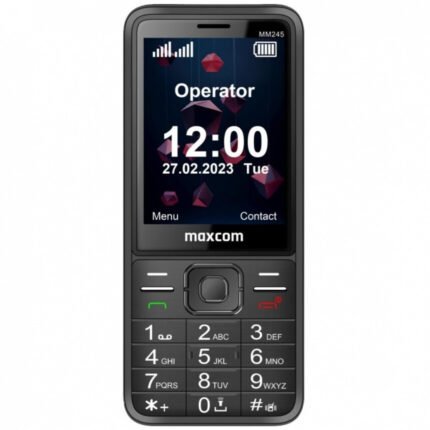 Maxcom Classic MM245 2.8" 4G με Bluetooth, Ραδιόφωνο, Κάμερα και Μεγάλα Γράμματα Μαύρο