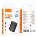 Power Bank Hoco J158 Runner 5000mAh 5V/2A με 1xUSB-A 1xUSB-C 1xMicro USB και LED Ένδειξη Μπαταρίας Μαύρο - Image 2
