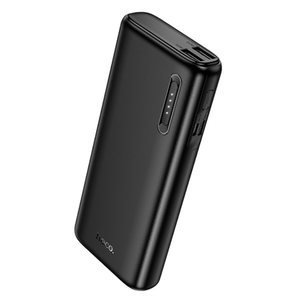 50292 Power Bank Hoco J158A Runner 10000mAh Fast Charge 5V/2A Slim με 2xUSB-A 1xUSB-C 1xMicro USB και LED Ένδειξη Μπαταρίας Μαύρο - Image 1