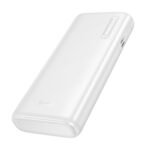 Power Bank Hoco J158A Runner 10000mAh Fast Charge 5V/2A Slim με 2xUSB-A 1xUSB-C 1xMicro USB και LED Ένδειξη Μπαταρίας Λευκό - Image 4