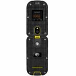 Noozy Hero 4G Dual Sim με Διπλή Οθόνη 2.4"+1.44" Bluetooth Φακό 1200mAh Μπαταρία IP68 Μαύρο-Κίτρινο με Ελληνικό Πληκτρολόγιο - Image 2