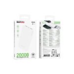 Power Bank Borofone BJ88A Clever 20000mAh 5V/2A με 4 Θύρες 1xUSB-C 2xUSB-A 1xMicroUSB και LED Ένδειξη Μπαταρίας Λευκό - Image 2