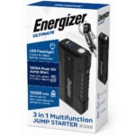 Power Bank Energizer JE12000 12000mAh PD15W QC με 2xUSB-A 1xUSB-C LED Ένδειξη Μπαταρίας και Προσάρτημα Εκκίνησης Αυτοκινήτου 1800A Ασημί - Image 2