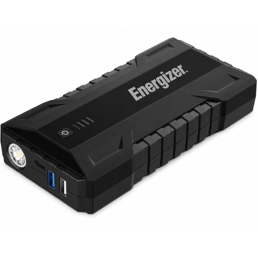 52223 Power Bank Energizer JE12000 12000mAh PD15W QC με 2xUSB-A 1xUSB-C LED Ένδειξη Μπαταρίας και Προσάρτημα Εκκίνησης Αυτοκινήτου 1800A Ασημί - Image 1