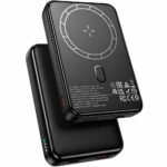 Power Bank Borofone BJ82 Ultra-slim 5000mAh 5V/2A 1xUSB-C 1xUSB-A Ασύρματη Φόρτισή 5W και LED Ένδειξη Μπαταρίας Μαύρο