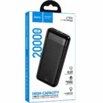Power Bank Hoco J153A Stability 10W 20000mAh 2xUSB-A 1xUSB-C 1xMicroUSB και LED Ένδειξη Μπαταρίας Μαύρο - Image 2
