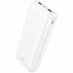 Power Bank Hoco J153A Stability 10W 20000mAh 2xUSB-A 1xUSB-C 1xMicroUSB και LED Ένδειξη Μπαταρίας Λευκό