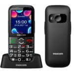 Maxcom MM724 L 4G 2.2" 1300mAh με Βάση Φόρτισης, Μεγάλα Πλήκτρα, Ραδιόφωνο, Φακό Bluetooth και Πλήκτρο SOS Μαύρο
