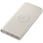 Power Bank Samsung U2510XUEGEU 10000mAh 25W με 2xUSB-C In/Out και Ασύρματη Φόρτιση Beige - Image 2