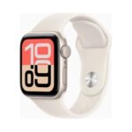 Apple Watch SE 3 (2025) Gps 40mm Starlight Aluminium Case με Starlight Sport Band M/L EU