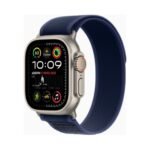 Apple Watch Ultra 2 (Series 9 2023) Gps +Cellular 49mm Titanium Natural Case με Blue Trail Armband S/M EU