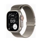Apple Watch Ultra 3 (Series 11 2025) Gps +Cellular 49mm Natural Titanium Case με Natural Titanium Milanese Loop L EU