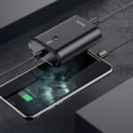 Power Bank Hoco Q3 Mayflower 10000mAh PD20W+QC3.0 Mini Size Έξοδος USB-C και Έξοδος USB-A Μαύρο - Image 4