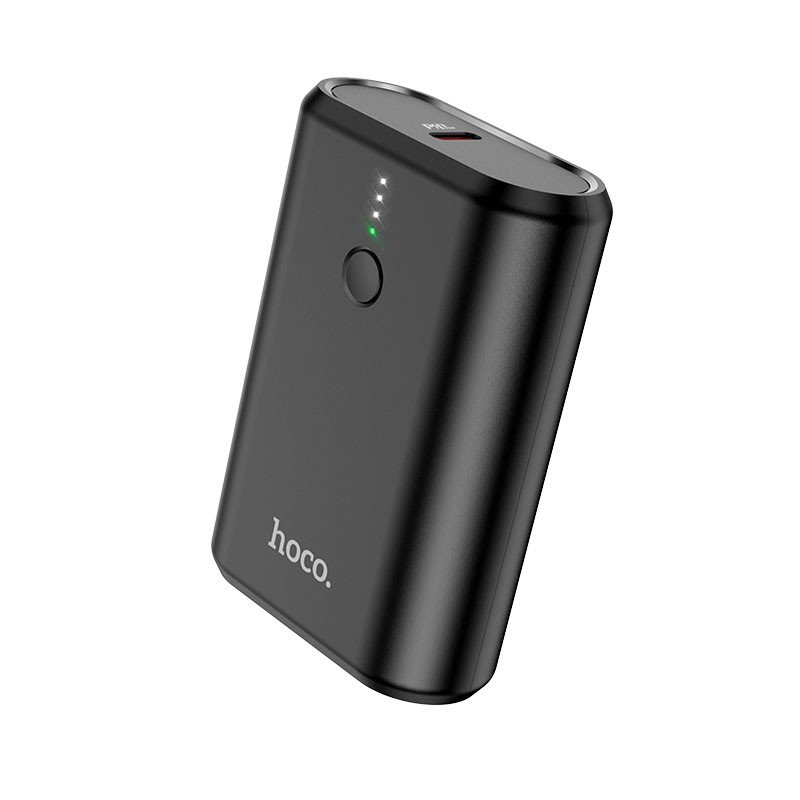 35018 Power Bank Hoco Q3 Mayflower 10000mAh PD20W+QC3.0 Mini Size Έξοδος USB-C και Έξοδος USB-A Μαύρο - Image 1