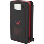 Ηλιακό Power Bank Wonder WX10S 10000mAh 5V/2A 7.5W με 5 Ηλιακά Πάνελ, 2 x USB-A και 1 x USB-C Έξοδο και Φακό Μαύρο - Image 2