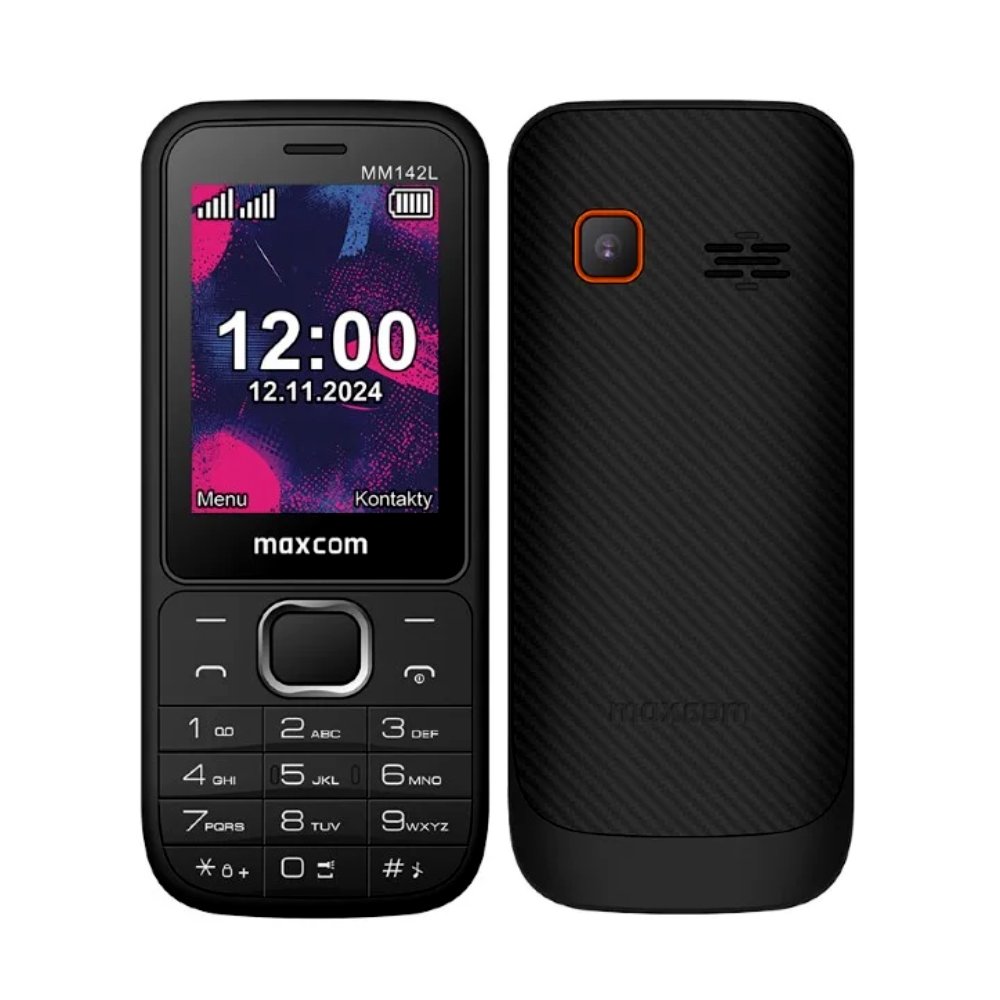 48539 Maxcom MM142 L Dual Sim 2.4" με Κάμερα, Ραδιόφωνο, Φακό 800mAh Μαύρο - Image 1