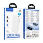 Power Bank Hoco J158A Runner 10000mAh Fast Charge 5V/2A Slim με 2xUSB-A 1xUSB-C 1xMicro USB και LED Ένδειξη Μπαταρίας Λευκό - Image 2